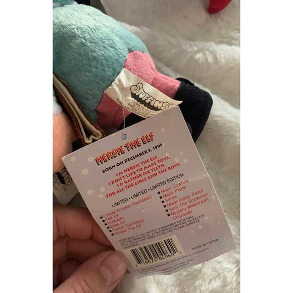 RARE Rudolph the red nosed reindeer plush set of 6 new with tags vintage rare - Picture 8 of 9